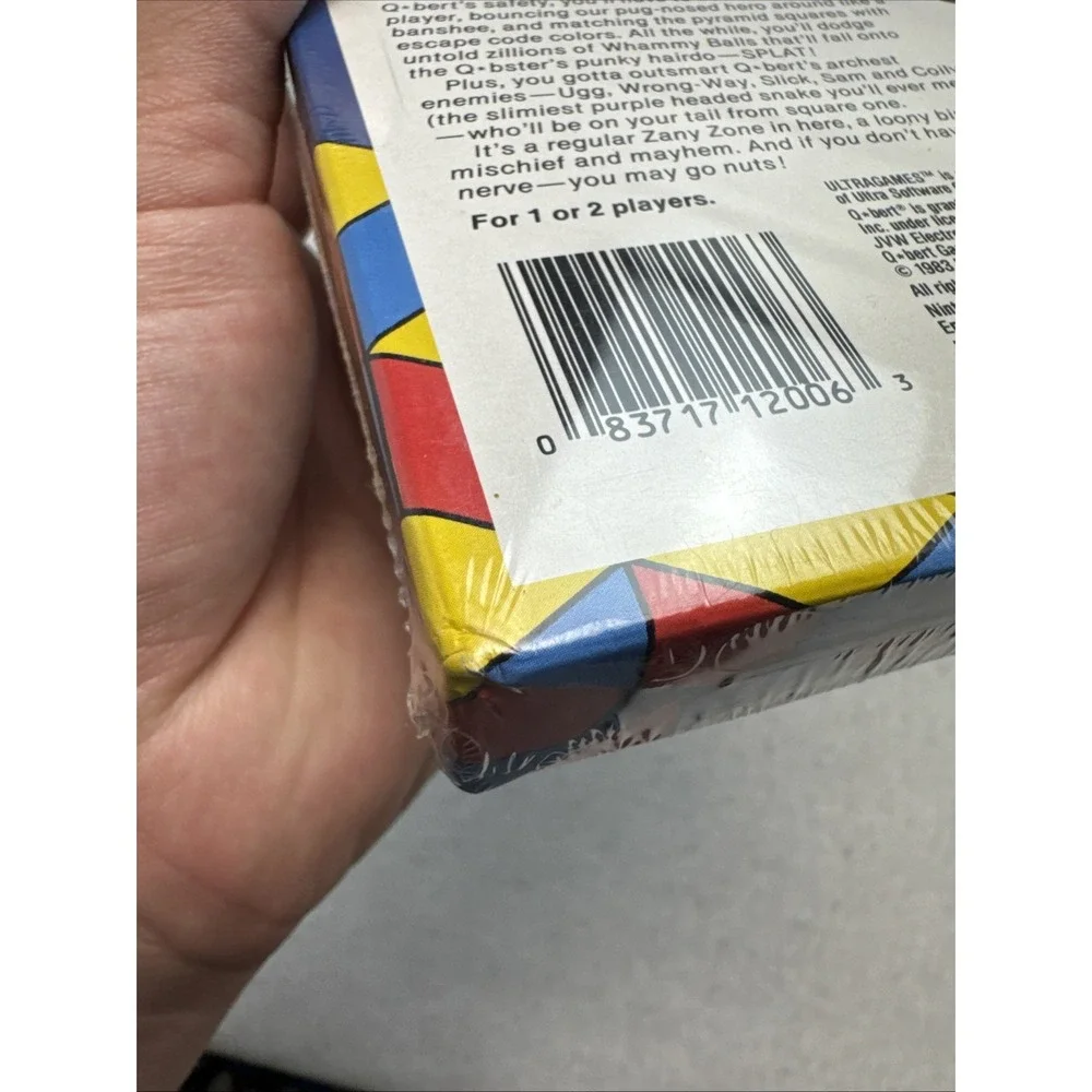 MINT BOX complete 100% CIB Q*Bert QBert  Nintendo NES Video Game Factory Sealed